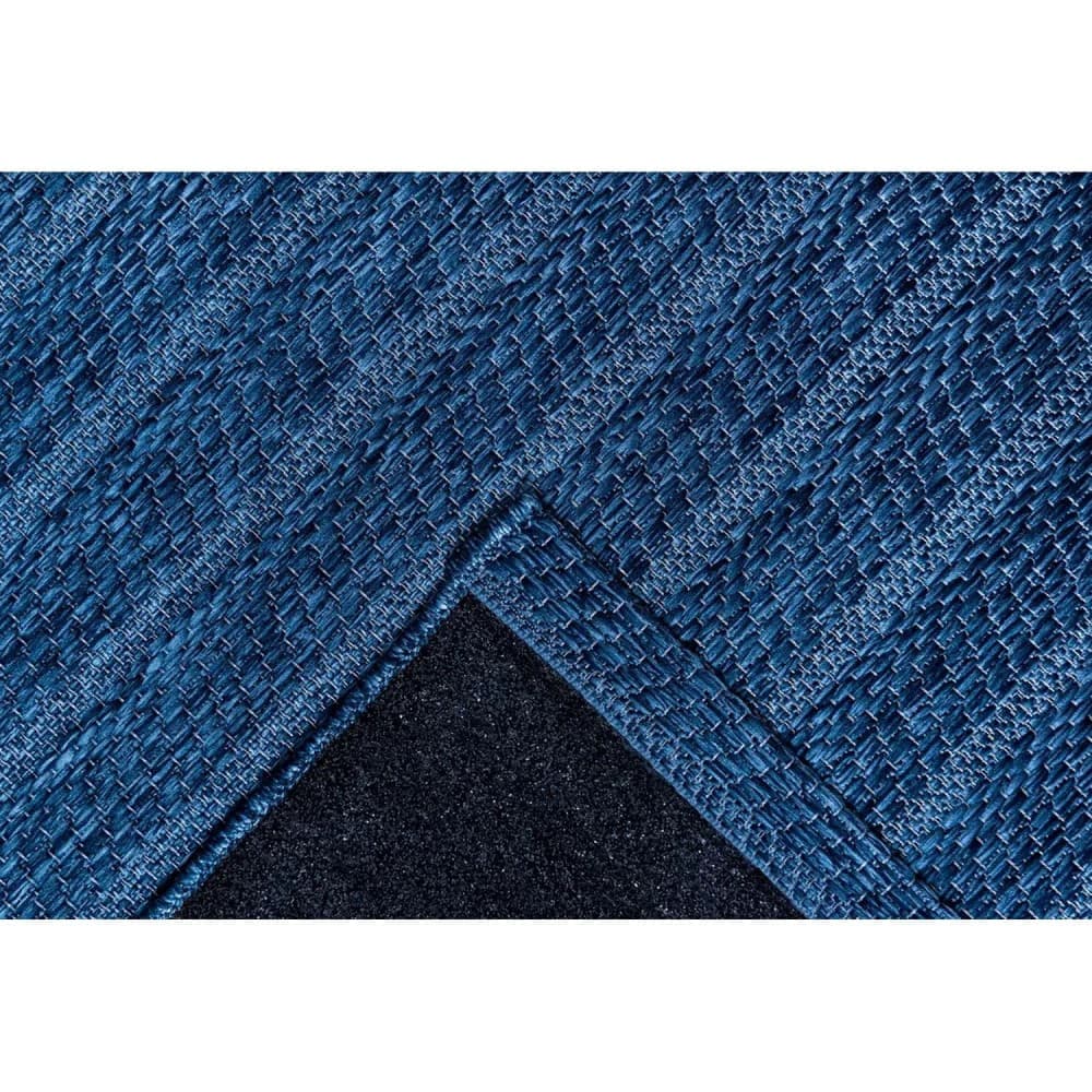 Tapete Riviere Nive 50x80cm Azul Areia - Têxtil J. Serrano