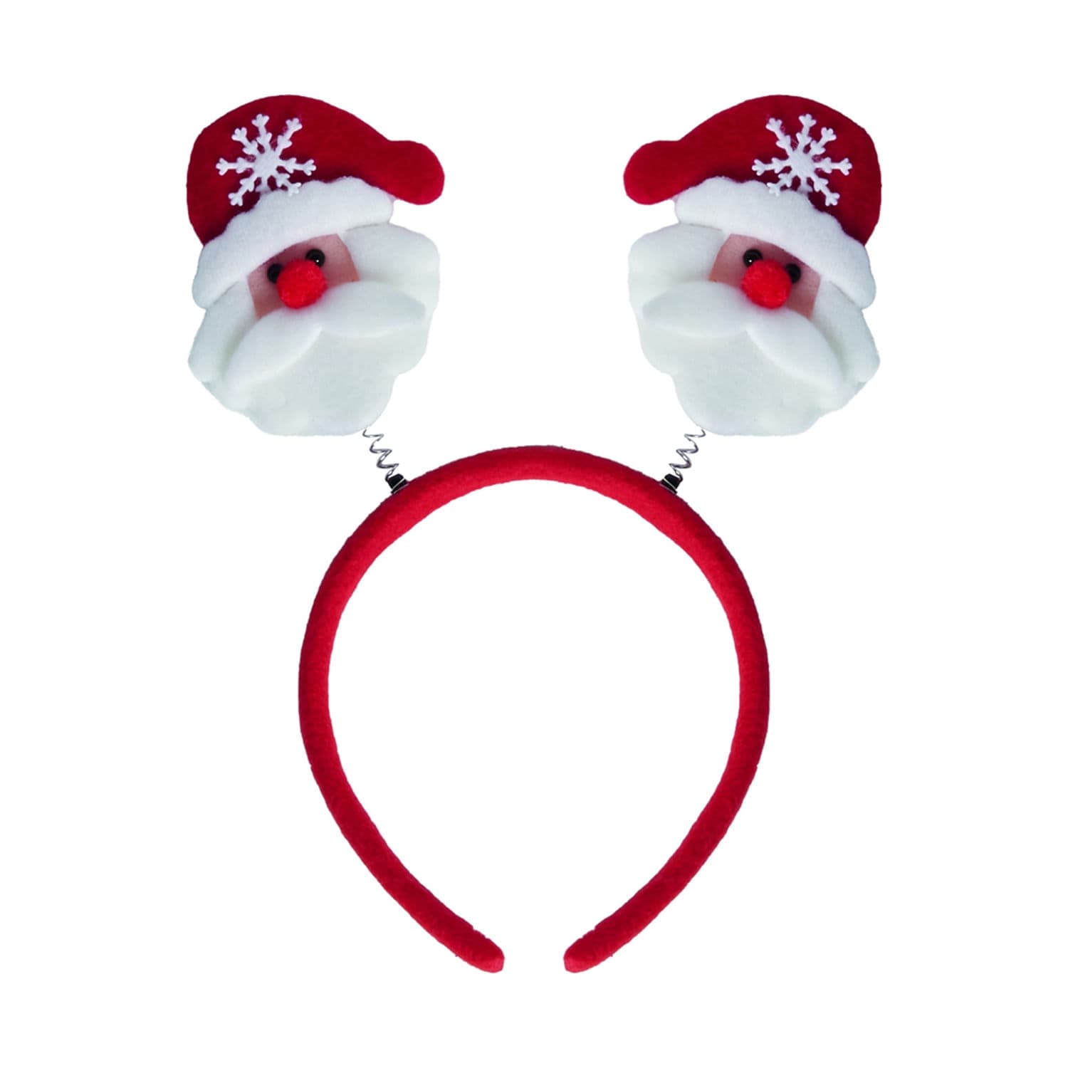 Tiara Papai Noel 23cm Vermelho - Hub.me