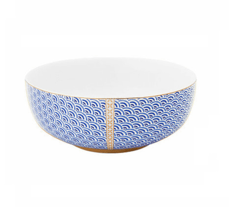 Tigela Bowl Waves Royal Yerseke Pip Studio Azul 12 cm