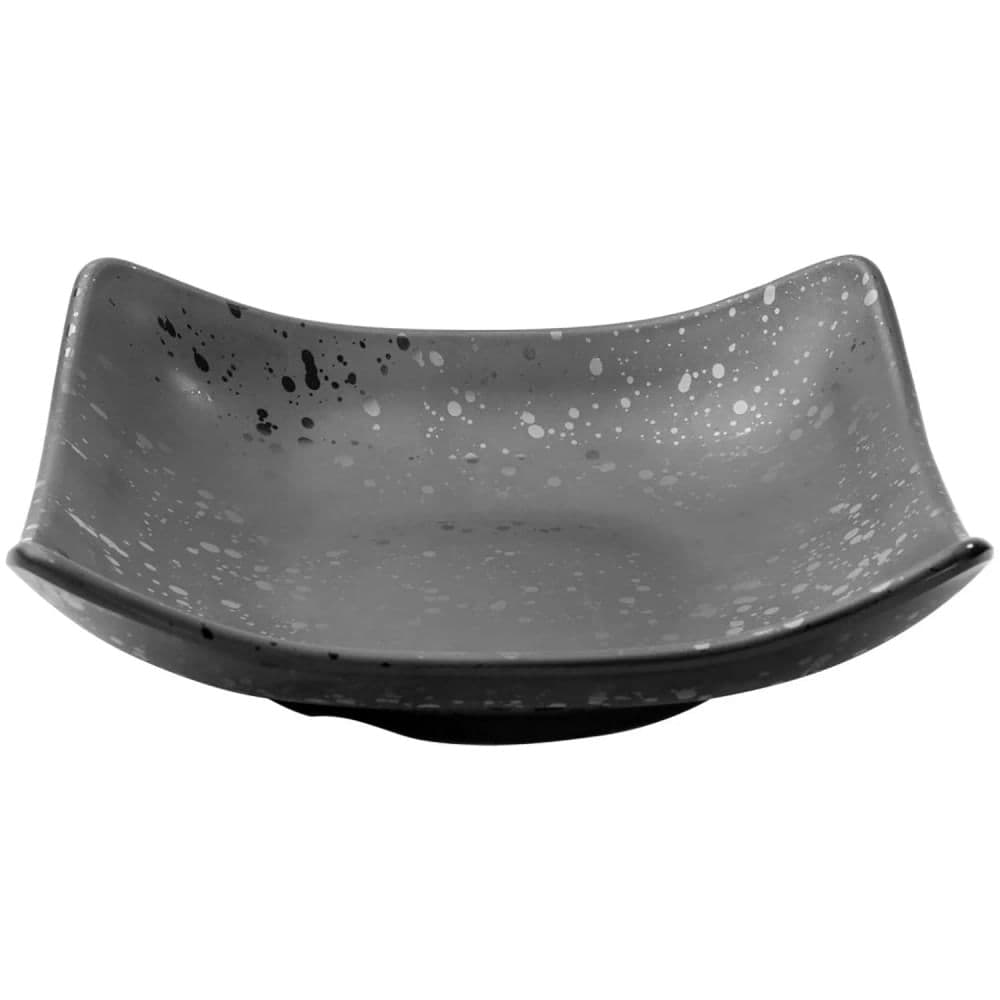 Tigela Quadrada Rasa 10,6cm Preta Tóquio - Oxford