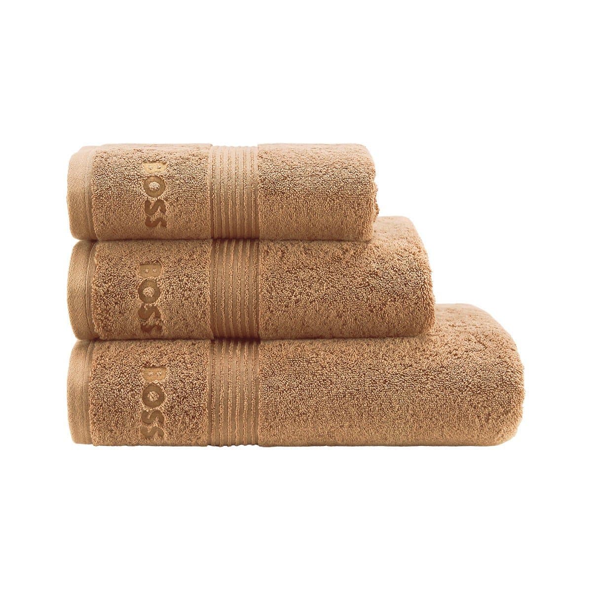 Toalha de Banho Loft Algodão Egeu Hugo Boss Camel 70 x 140 cm