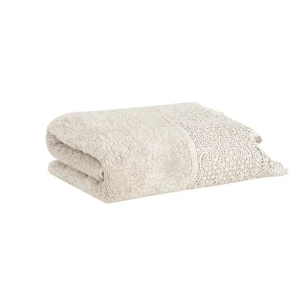 Toalha de Lavabo Norah Buddemeyer Luxus Bege Antique 30cm x 50cm