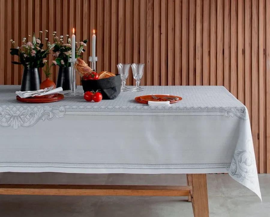 Toalha de Mesa Buddemeyer Impermeável Landon - Retangular - 1.60x2.70m