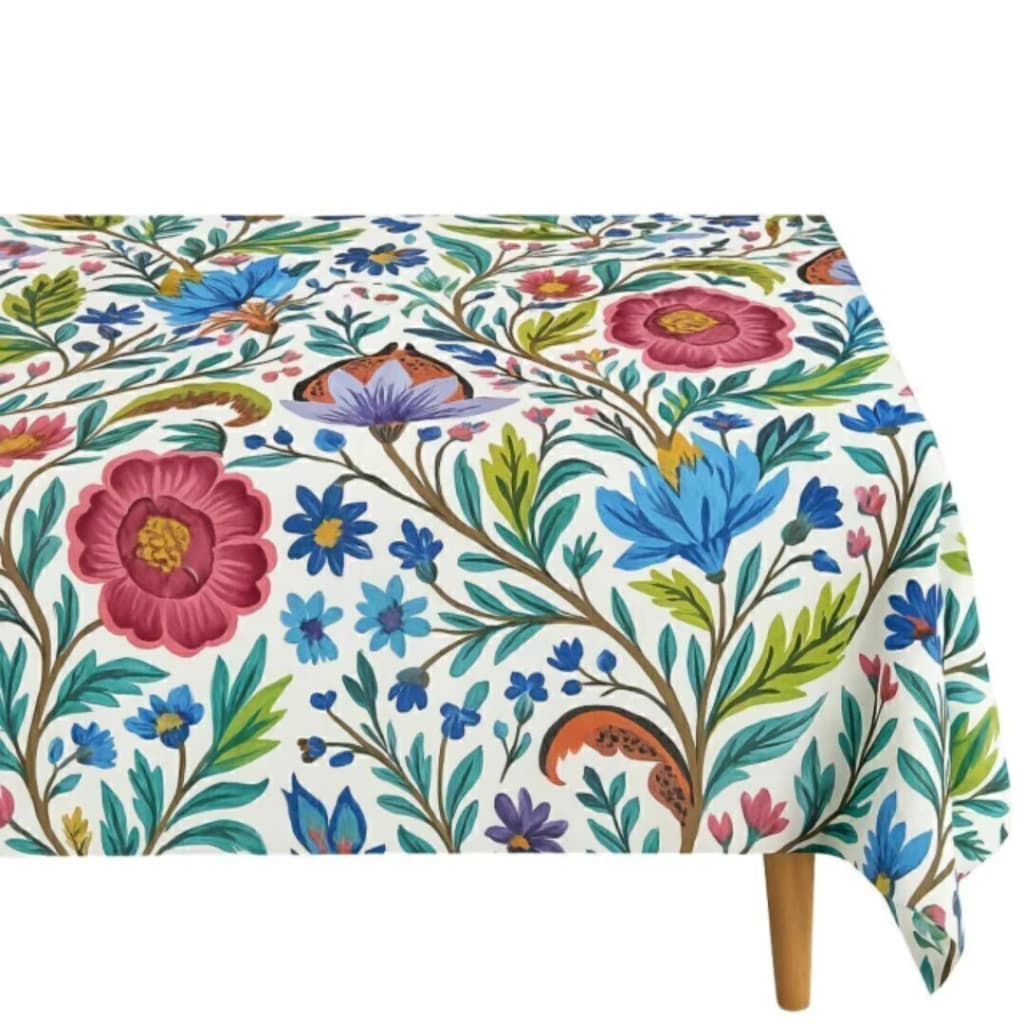 Toalha de Mesa Impermeável Auguri Casa Primavera 160x220cm