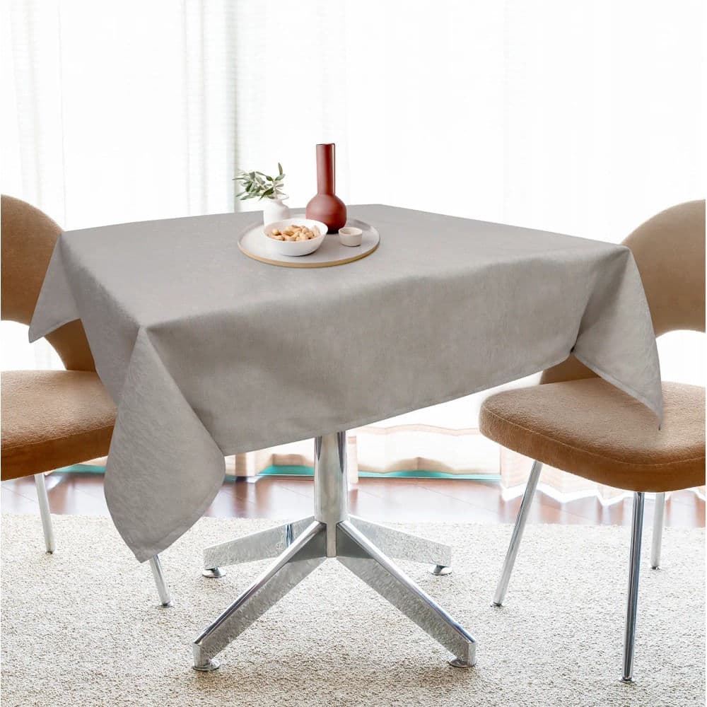 Toalha de Mesa Laguna 1,35x2,20m Cinza Claro - Branyl