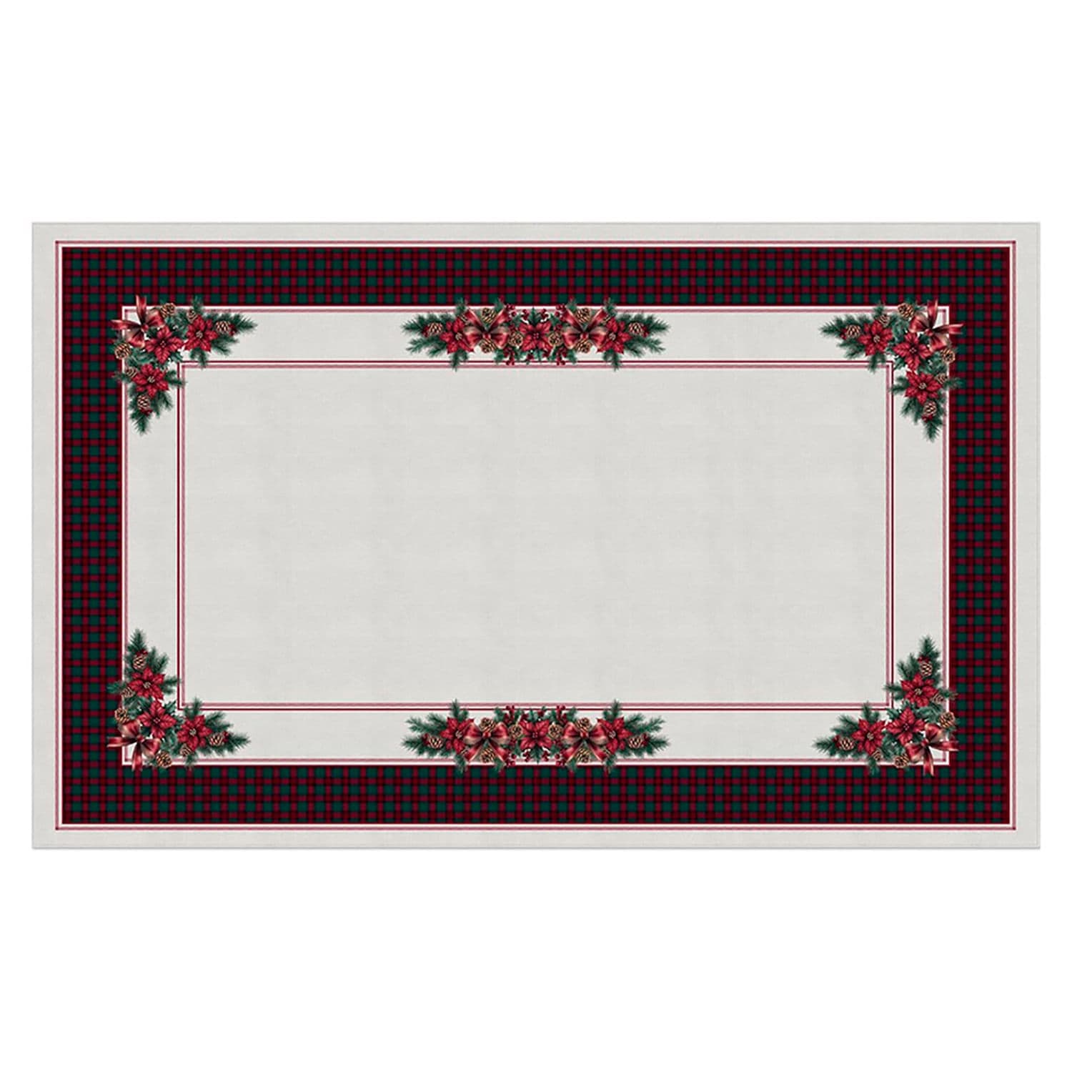 Toalha de Mesa Natal 1,40x2,20m Noite Feliz - Belchior Decor