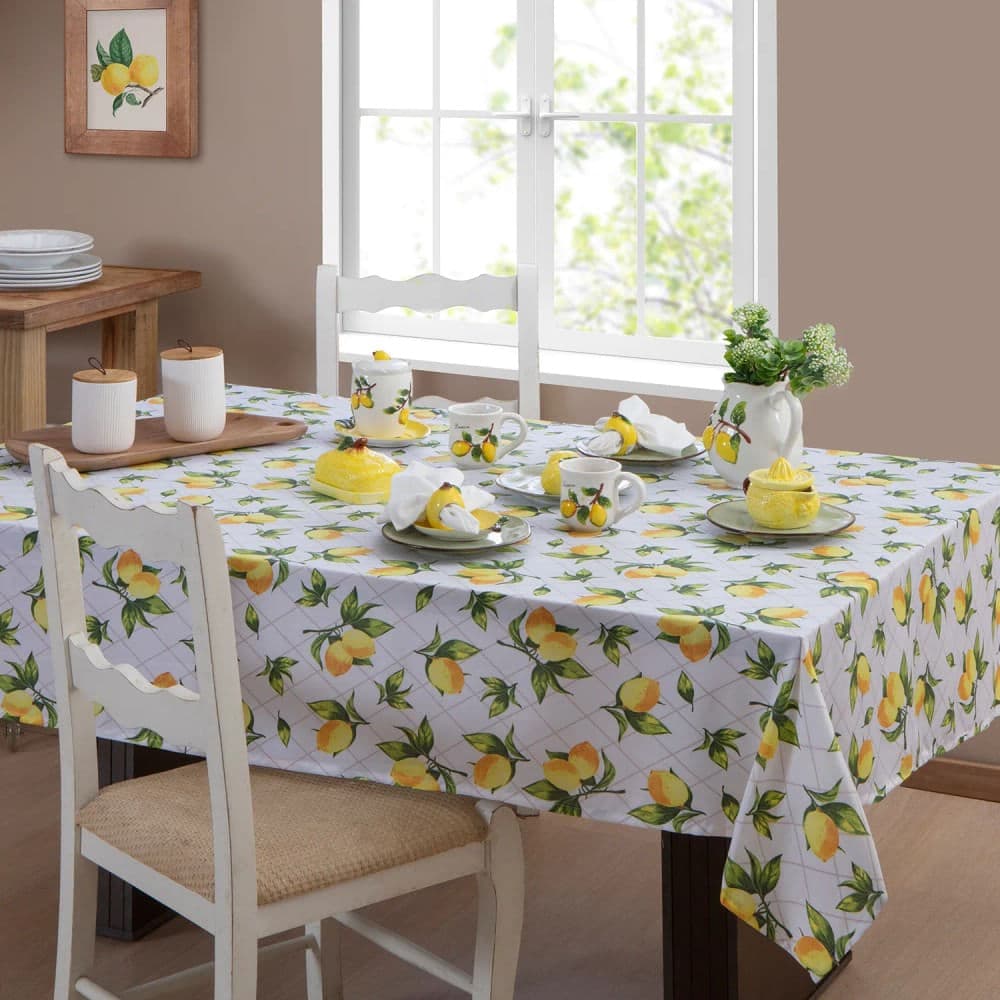 Toalha de Mesa Quadrada 1,35x2,10m Kitchen Limões - Branyl