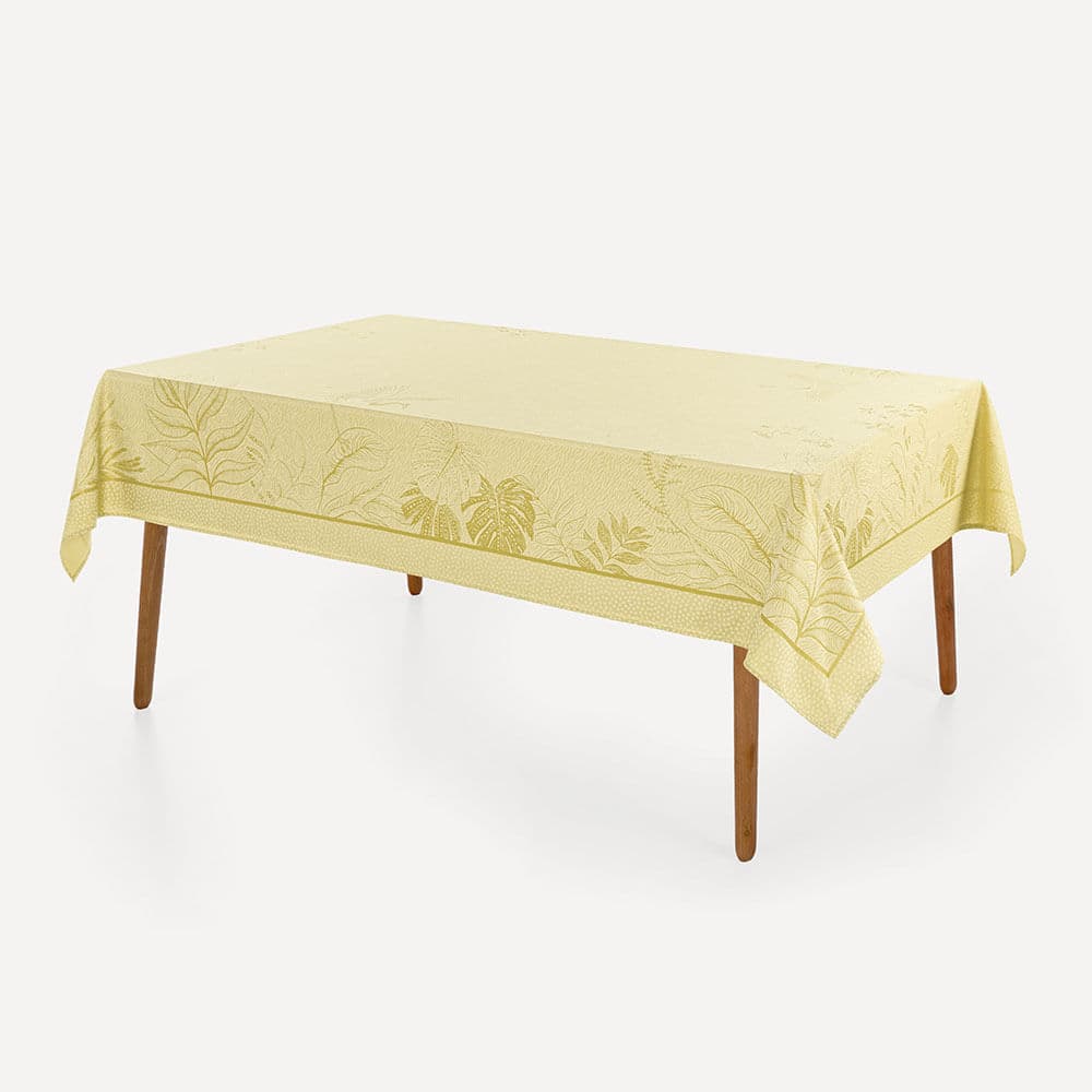 Toalha de Mesa Retangular 8 Lugares Amaris Dourado