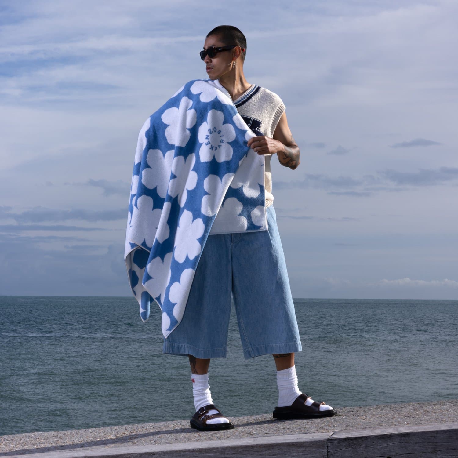 Toalha de Praia K Spot Kenzo Home 90 x 160 cm