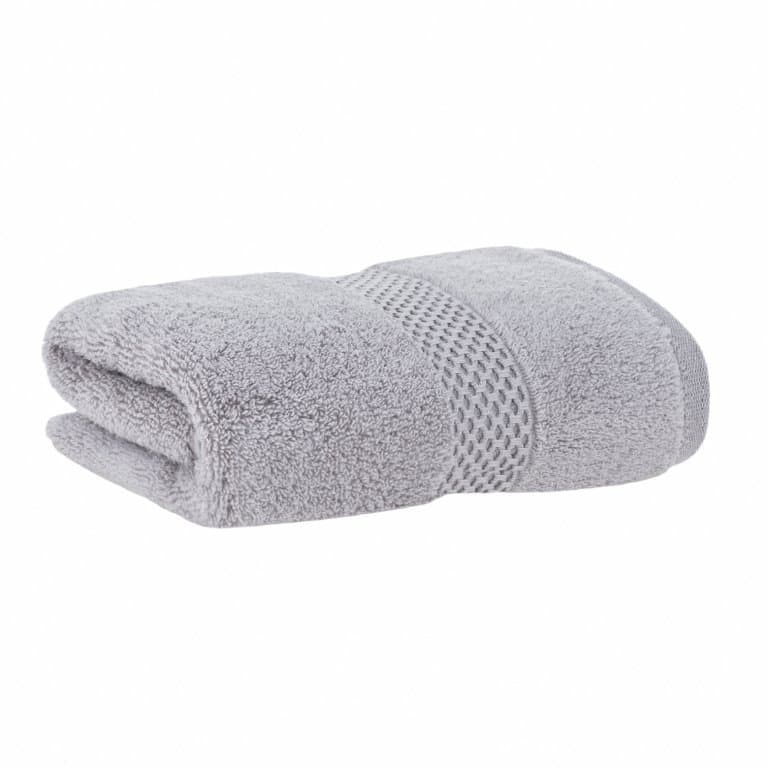 Toalha de Rosto Lolli Air LCL Home By Buddemeyer Cinza 48 x 90 cm