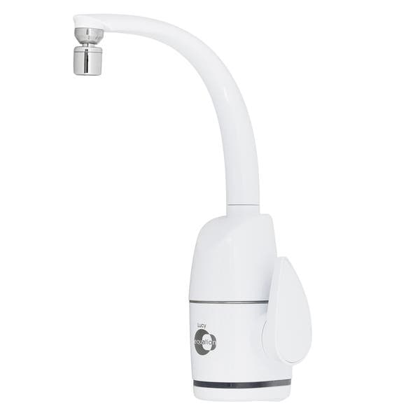 Torneira Elétrica de Parede para Cozinha com Bica Alta Branca 220V Lucy Equation