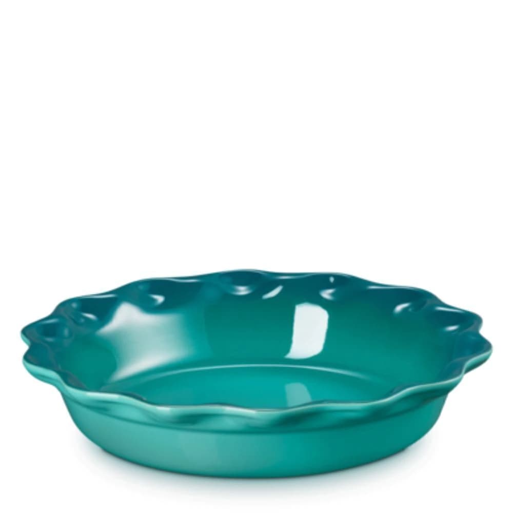 Travessa de Cerâmica para Torta Le Creuset Heritage Bleu Riviera 23cm