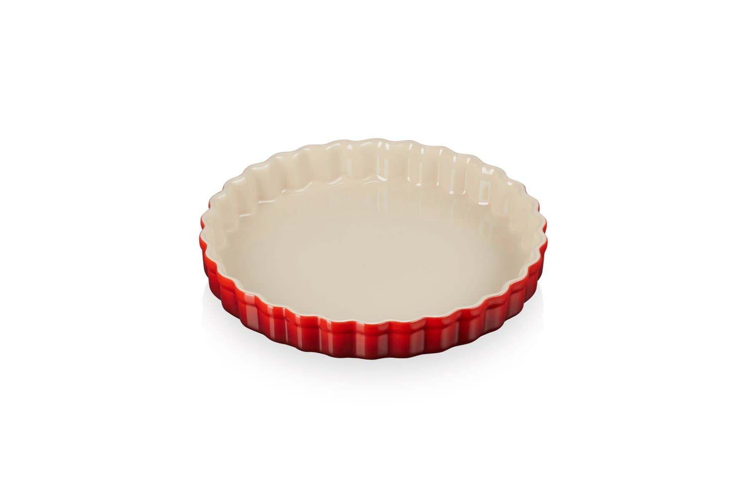 Travessa para Flan Heritage Le Creuset Vermelho 24 cm