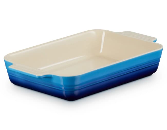 Travessa Retangular Azure Clássica 26cm Le Creuset