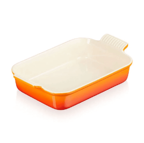 Travessa Retangular Heritage Le Creuset Laranja