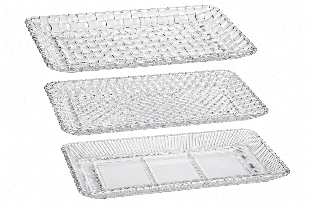 Travessa Sortida 25X13cm Cristal 1 Unidade- Lyor