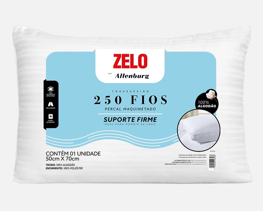 Travesseiro Altenburg Suporte Firme 0.50x0.70m