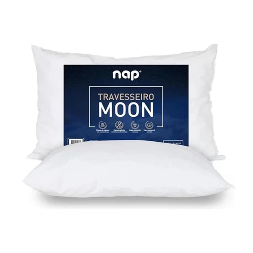Travesseiro Flocos Moon Branco - Nap