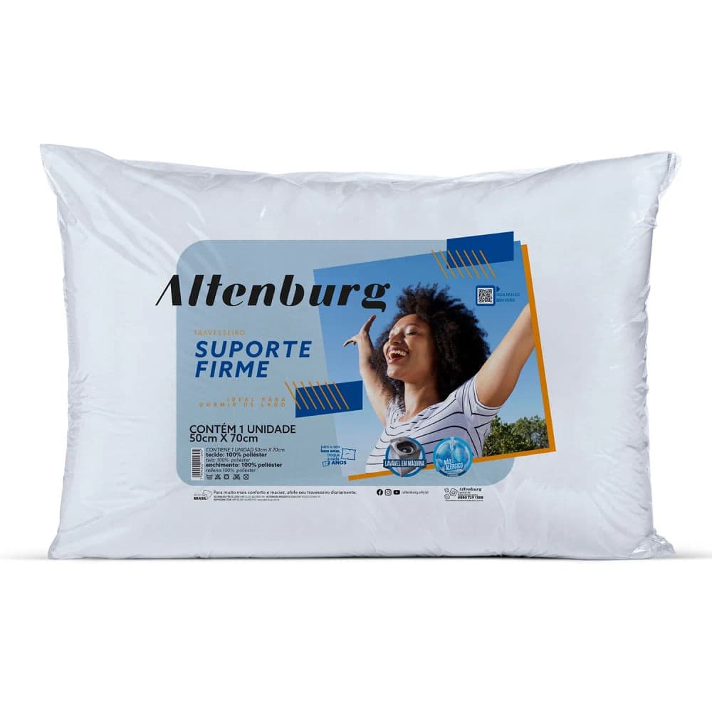 Travesseiro Suporte Firme 50x70cm - Altenburg