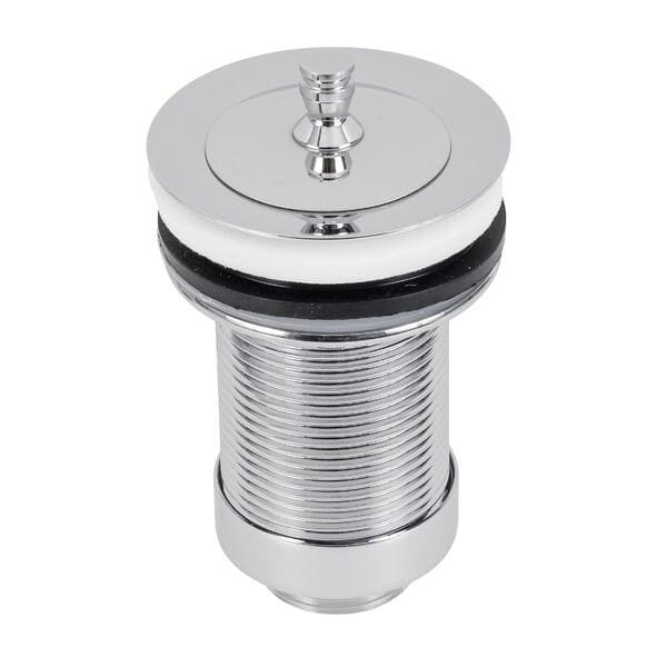 Válvula para Pia de Banheiro 7/8" Cromado sem Ladrão Equation