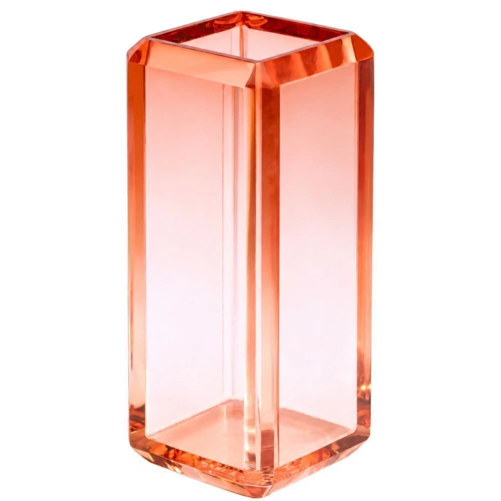 Vaso de Acrílico Onom Jewels Topázio 8x18cm