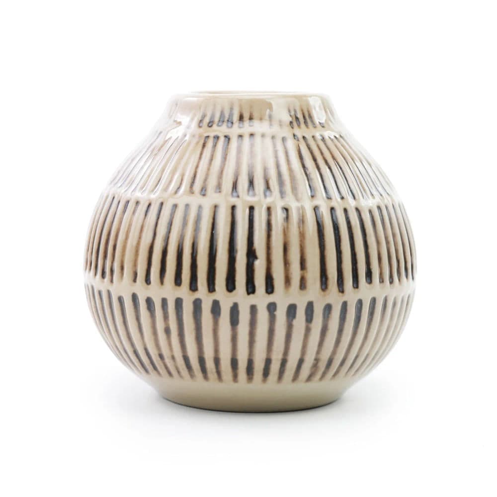 Vaso de Cerâmica Capuccino 9x10x10cm - Hub.me