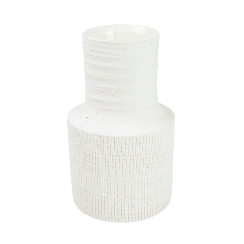 Vaso de Cerâmica G Lucatti Branco