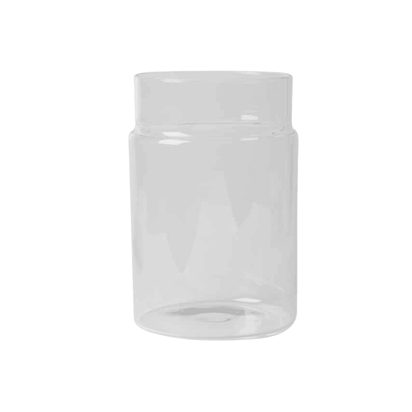 Vaso de Mesa em Vidro Manu Fisch 16 x 22 cm