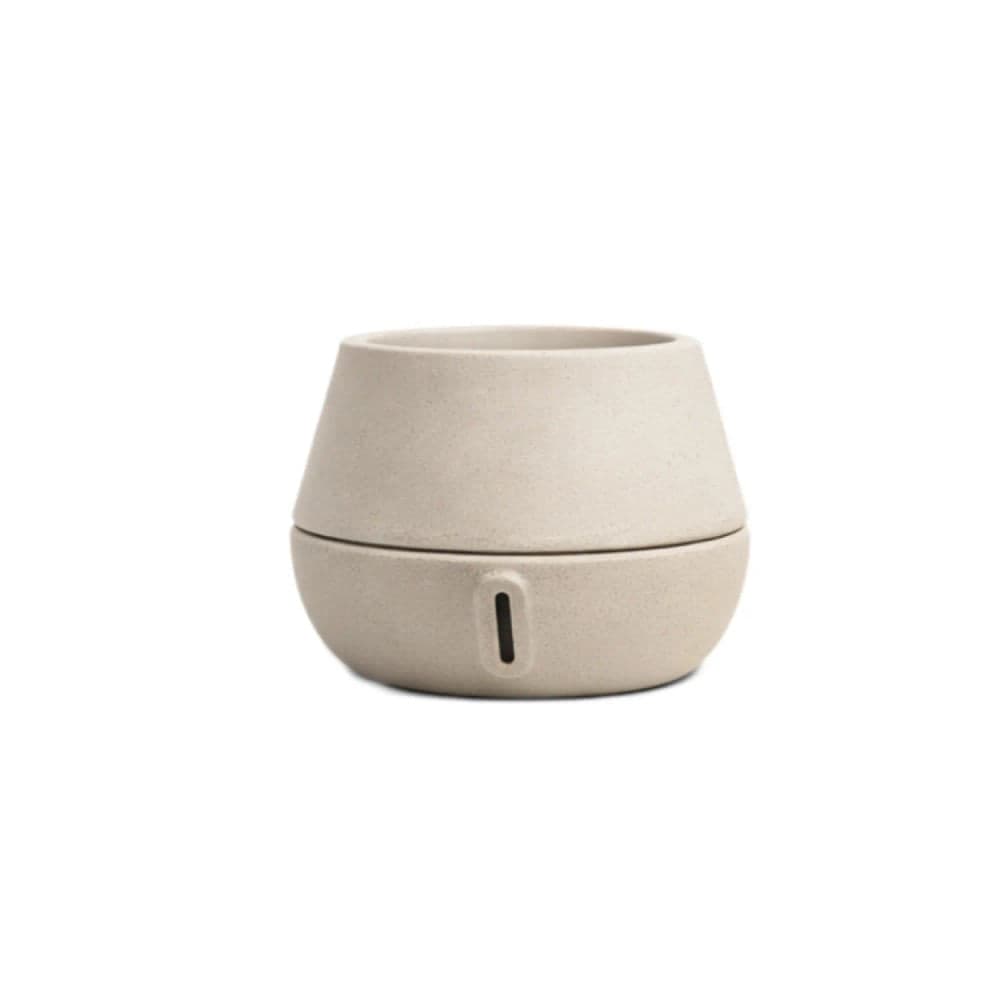 Vaso de Planta Inteligente Autoirrigável Cuia 30cm Areia - Brota Company