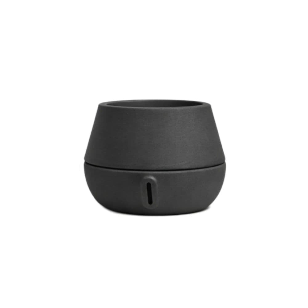 Vaso de Planta Inteligente Autoirrigável Cuia 30cm Basalto - Brota Company