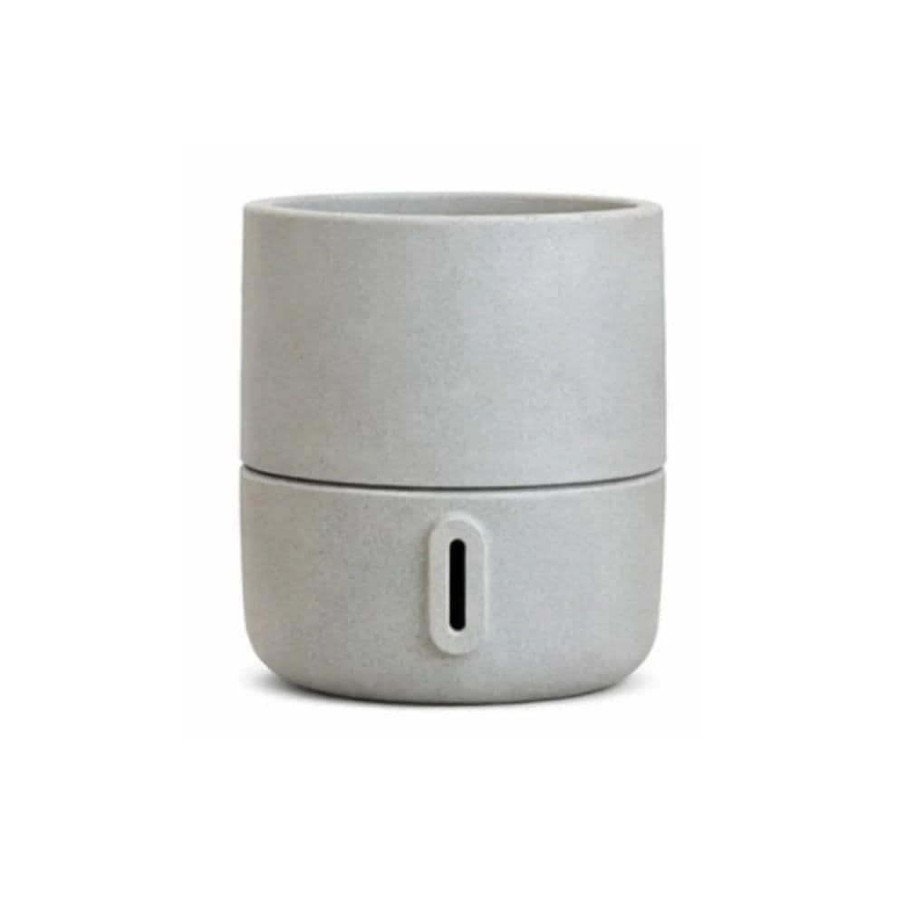 Vaso de Planta Inteligente Autoirrigável Urbi 20cm Cimento - Brota Company