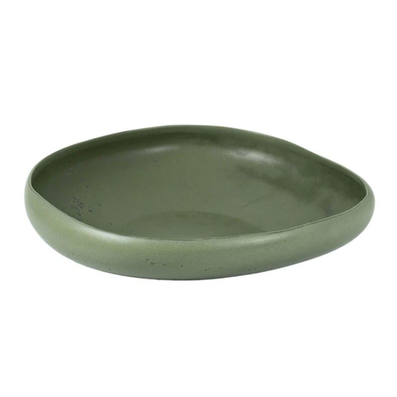 Vaso em Cerâmica Lucatti Verde Escuro