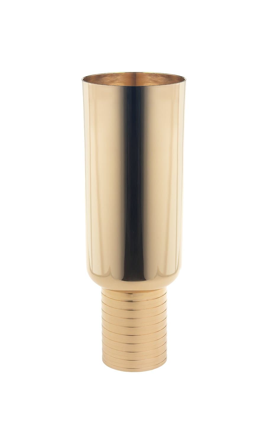 Vaso Tumbi St James Ouro 33 x 11 cm