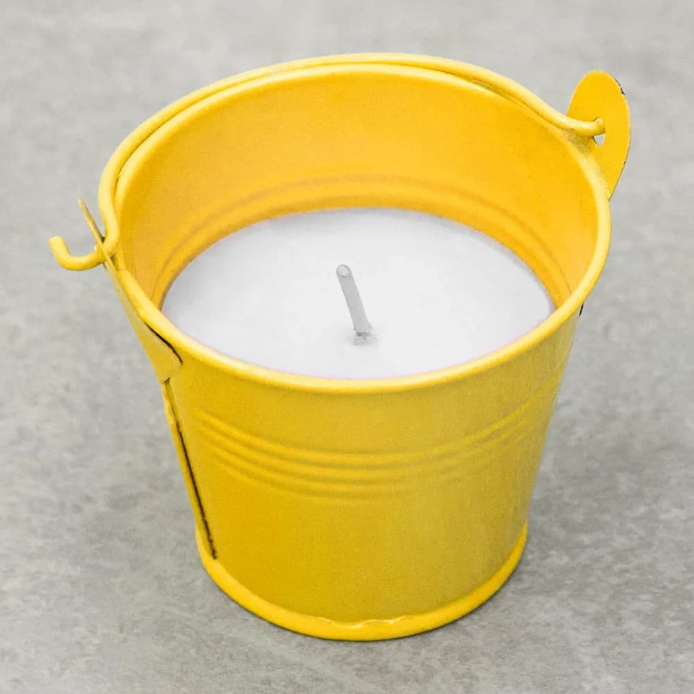 Vela de Citronela Balde Amarelo - Home Scents