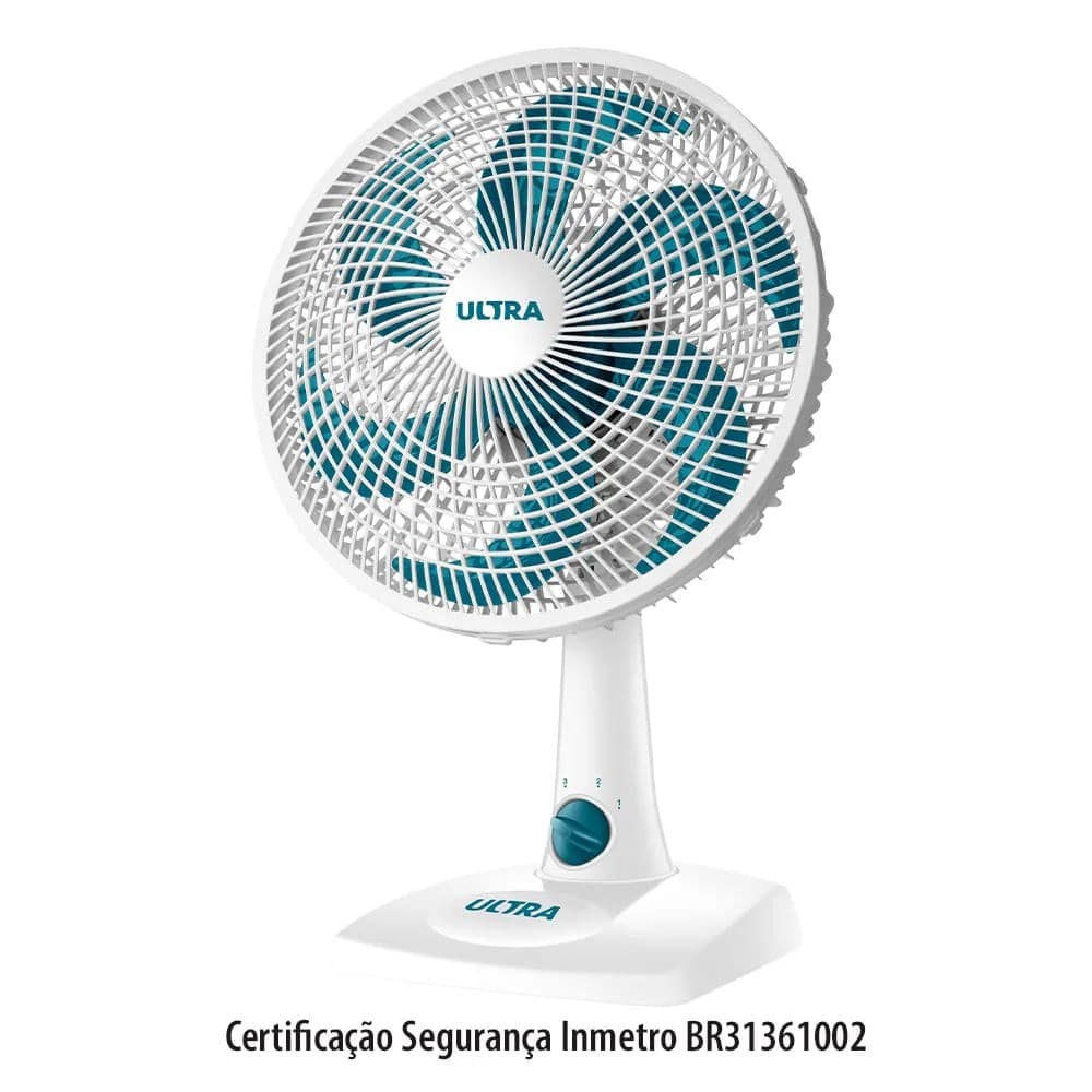 Ventilador de Mesa 30cm 6 Pás Branco - Ultra
