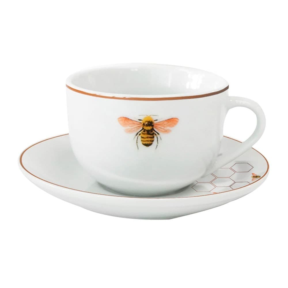 Xícara de Café com Pires Abelha 80mL - L'Hermitage