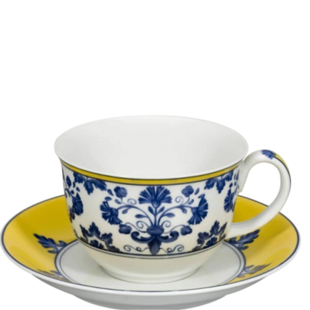 Xícara para Chá de Porcelana Vista Alegre Castelo Branco 200ml 6pçs
